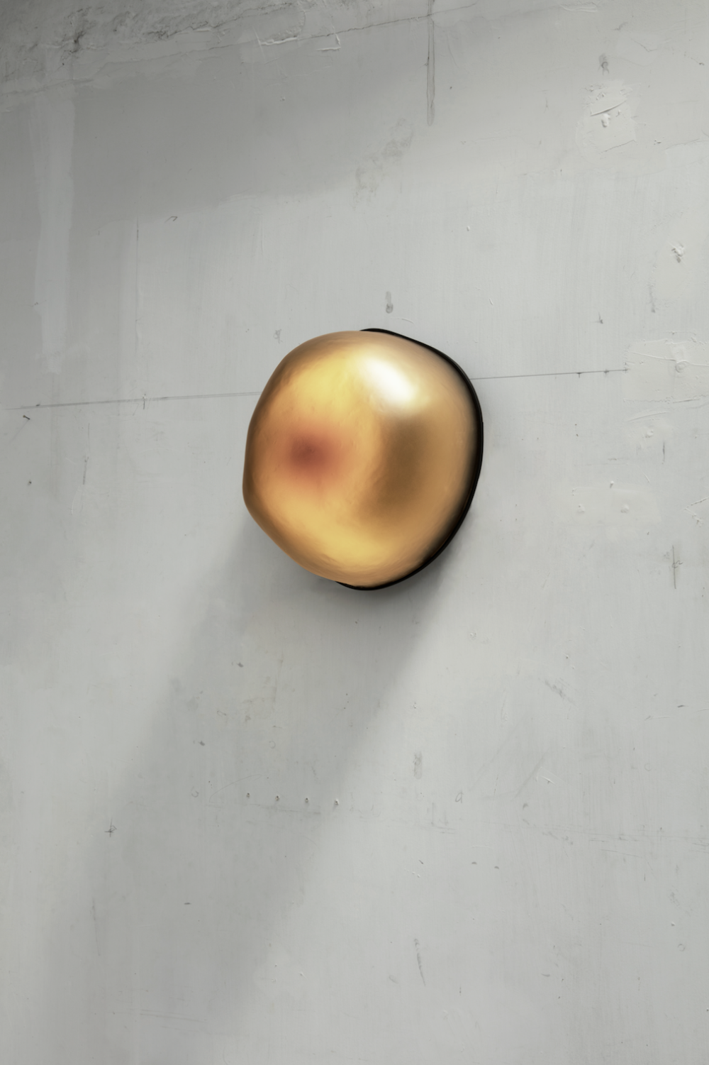 Individual Golden Magma Lighting Fixture, 2018